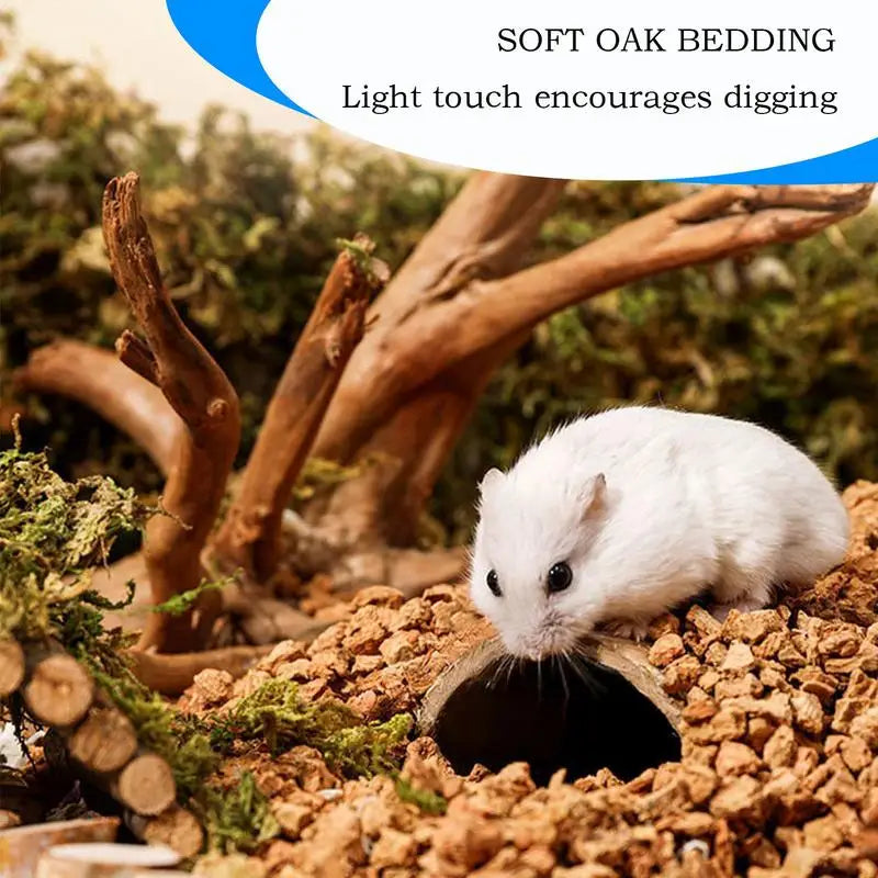 hamster oak pellets Bedding supplies Natural air drying moisture absorption Odor Control for Small Animals Habitat Decoration