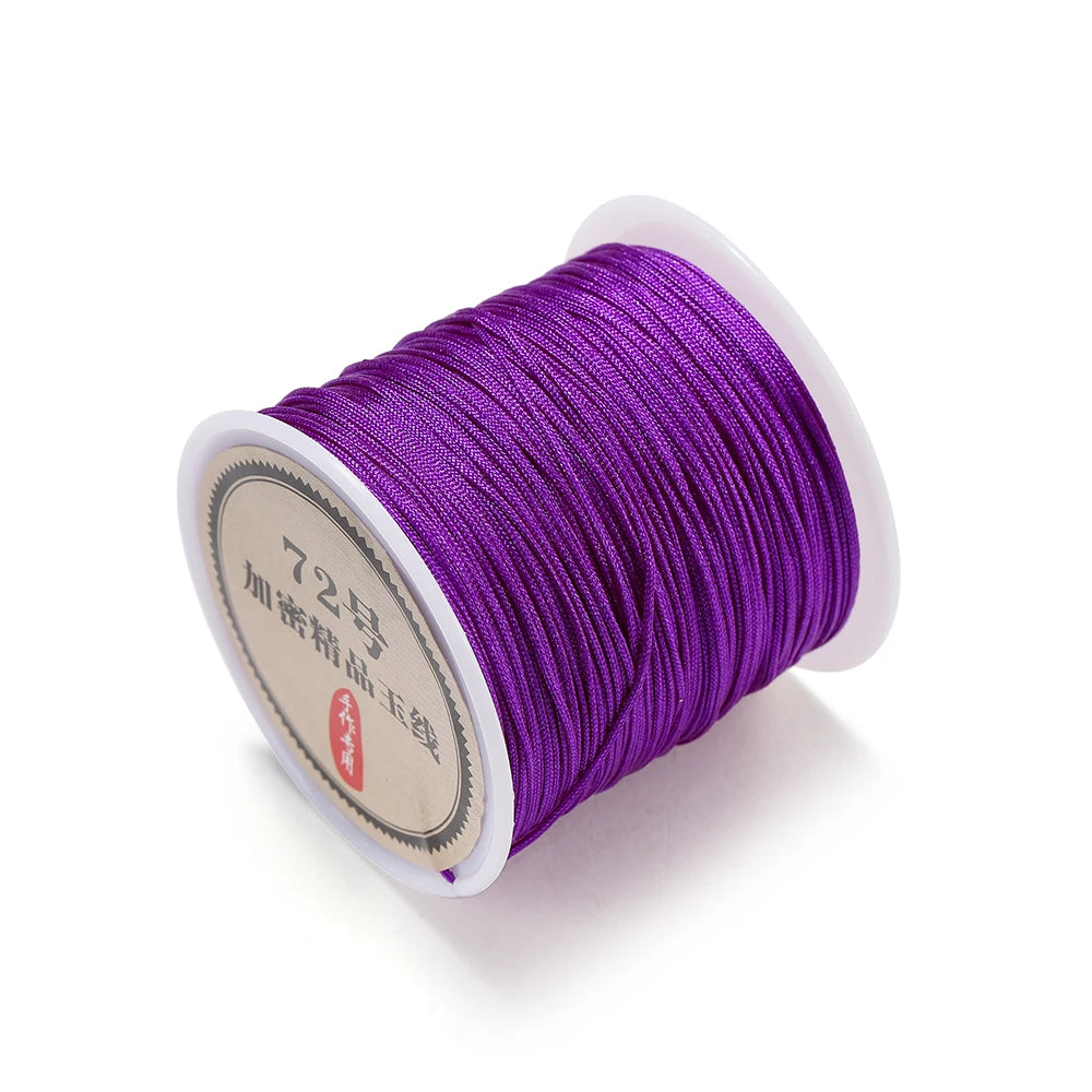 10/50M 0.8mm Nylon Thread Cord for DIY Jewelry Making
