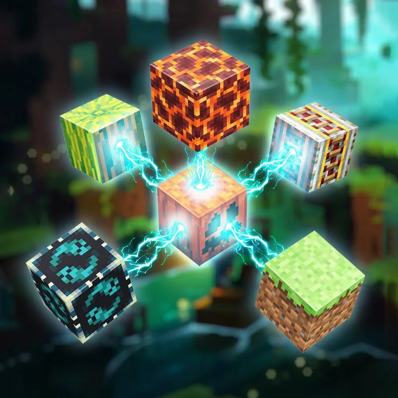 My World DIY Magnetic Building Blocks Set for Kids - Montessori 3D Pixel Bricks Constructor Toys - Creative Educational Christmas Gift