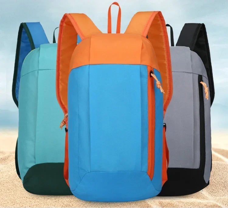 Outdoor Lightweight Small Sports MEN'S Backpack Fabric Backpack Fashionable and Trendy Backpack for Outdoor Camping Lightweight