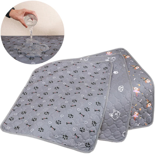Reusable Absorbent Dog Pee Pad Blanket Washable Puppy Training Mat Multi-Use Pet Bed and Car Seat Cover