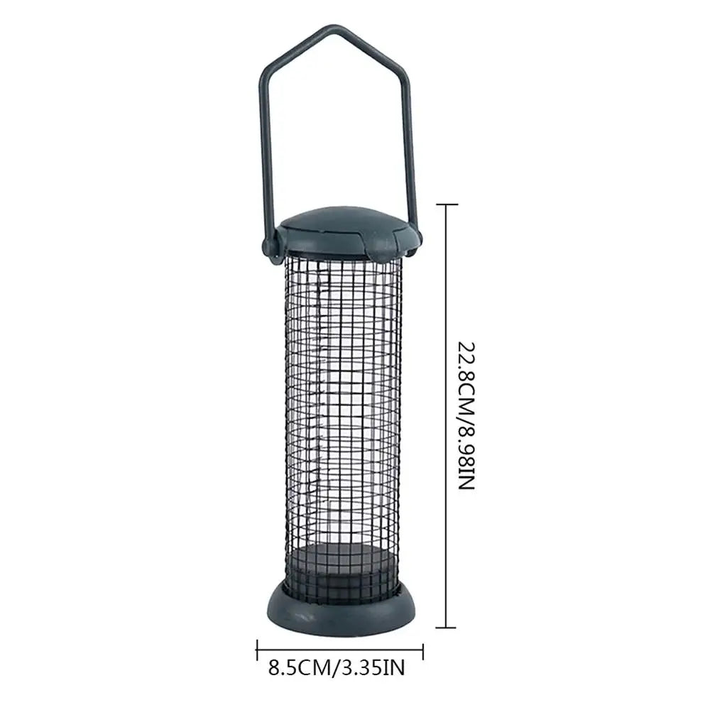 Bird Feeder Multiple Holes Automatic Feeding Tool Outdoor Small Wild Birds Food Dispenser Hanging Dumpling Grease Ball Holder