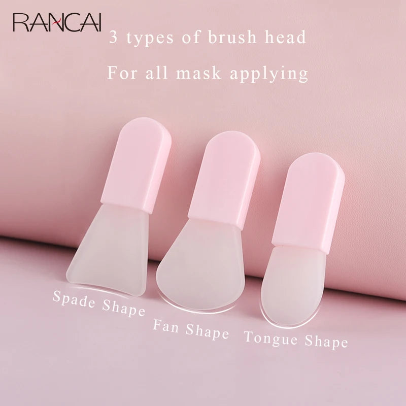 Silicone Mask Brush Makeup Facial Face Cream Making Tools Mini Portable Travel Gel Mixing Smear Supplies Tool For Make Up