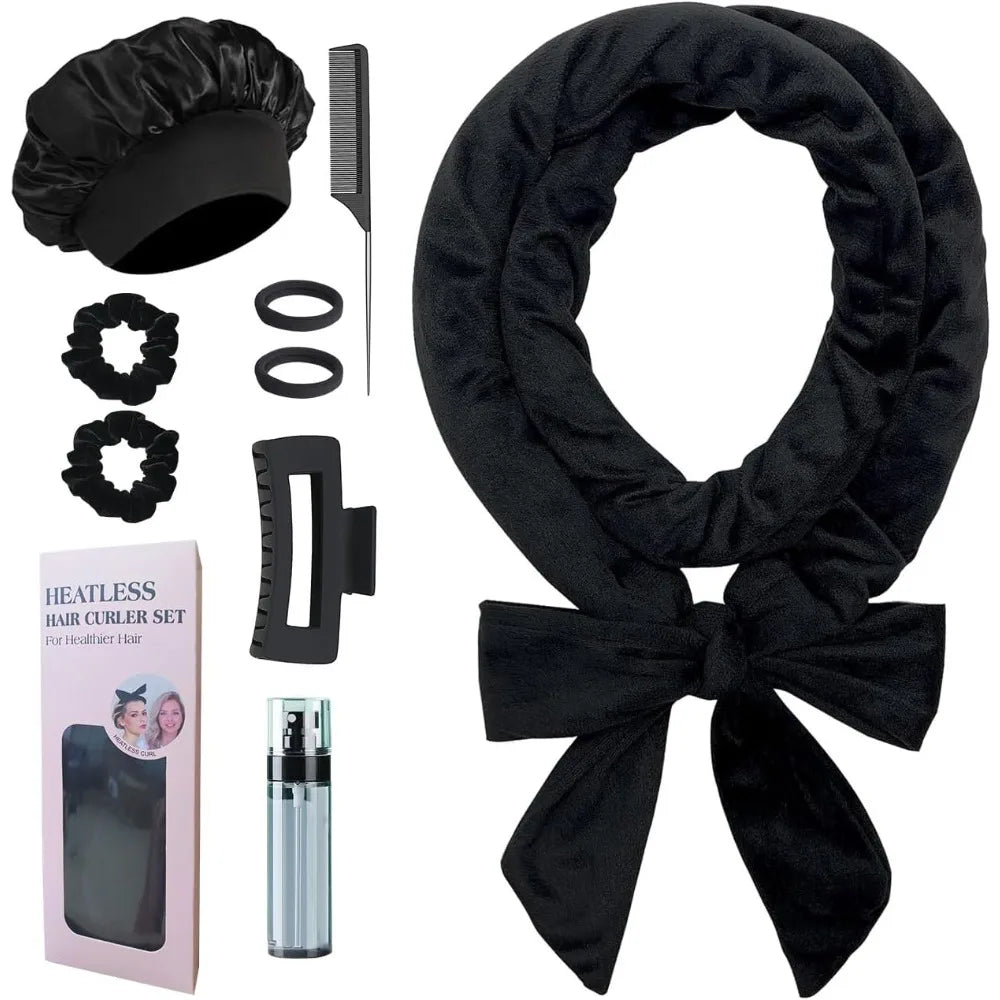 Heatless Curls, No Heat Curlers Overnight Heatless Curlers Headband for Women