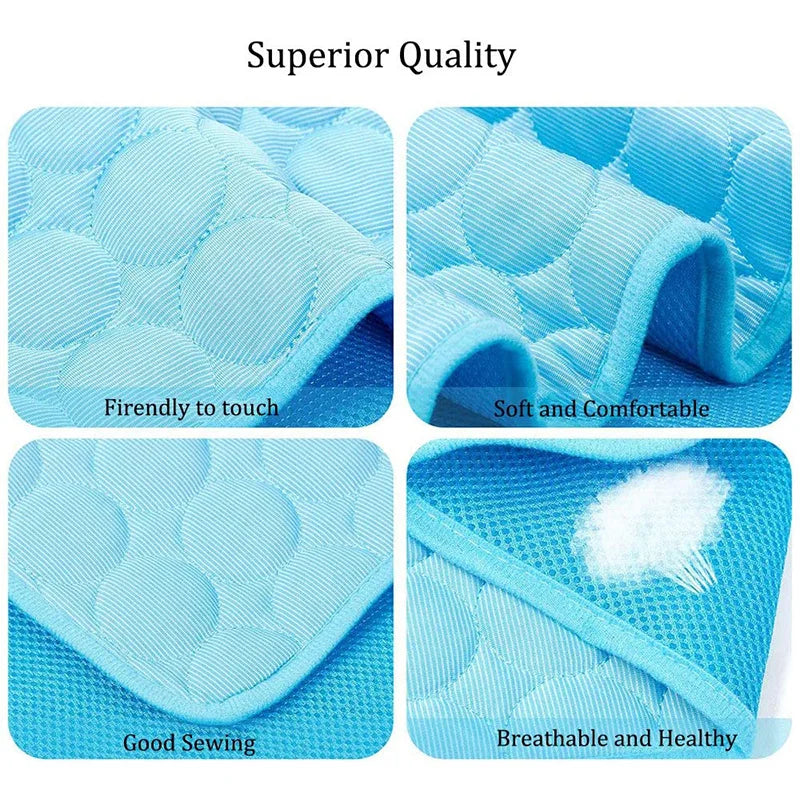 Guinea Pig Cage Liners Summer Small Animal Cooling Mat Breathable Hamster Pee Pad for Rabbit Cage Chinchilla Hedgehogs Pet Item
