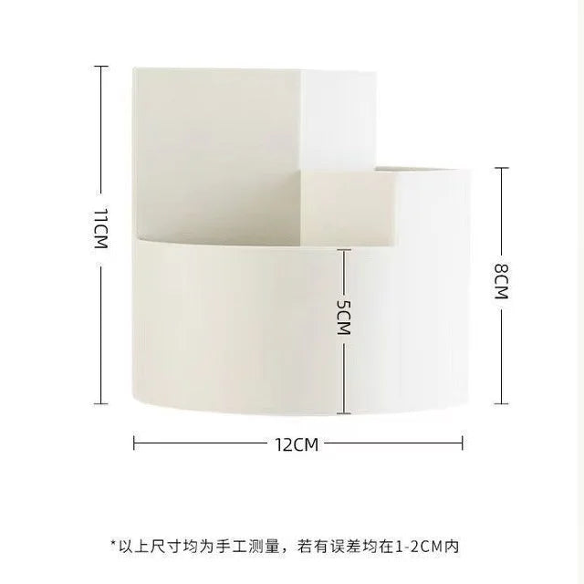 360 Rotating Makeup Storage Box Organizer Large Capacity