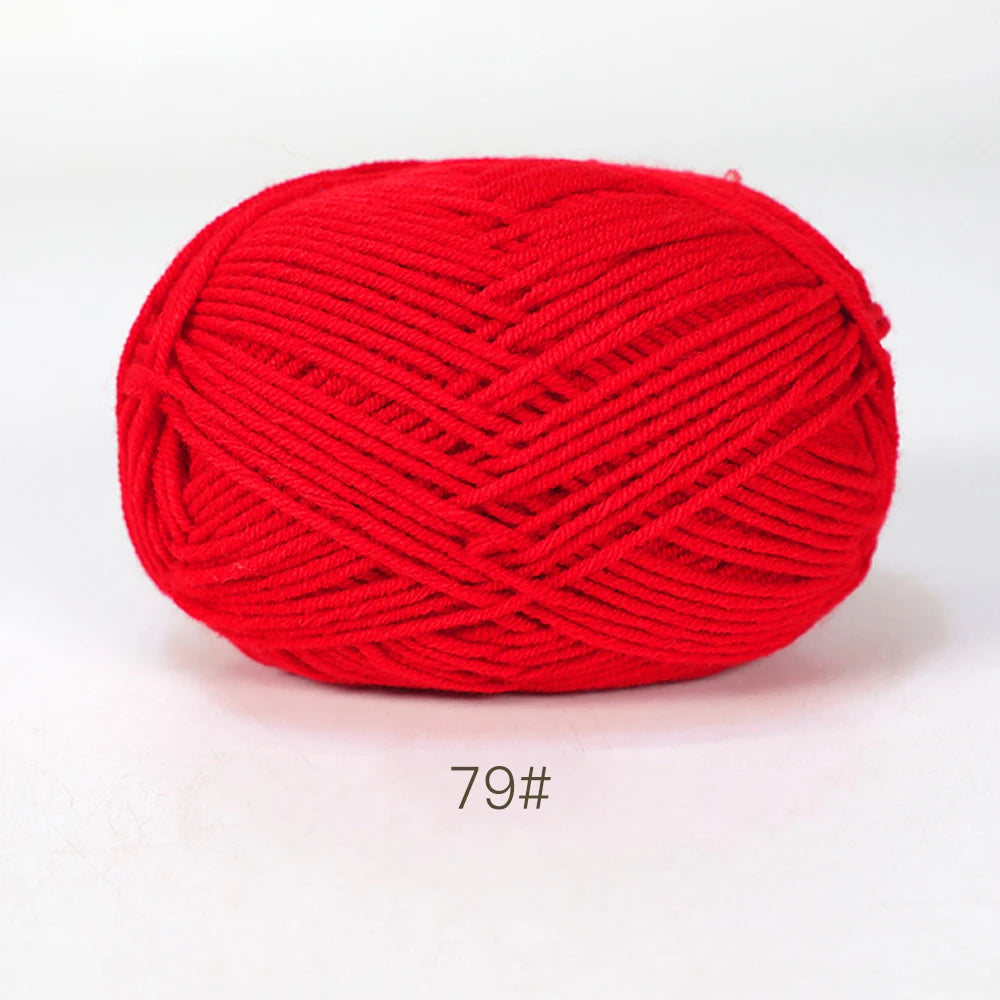 A1-1 50g Set Soft Milk Cotton Yarn for Knitting and Crochet