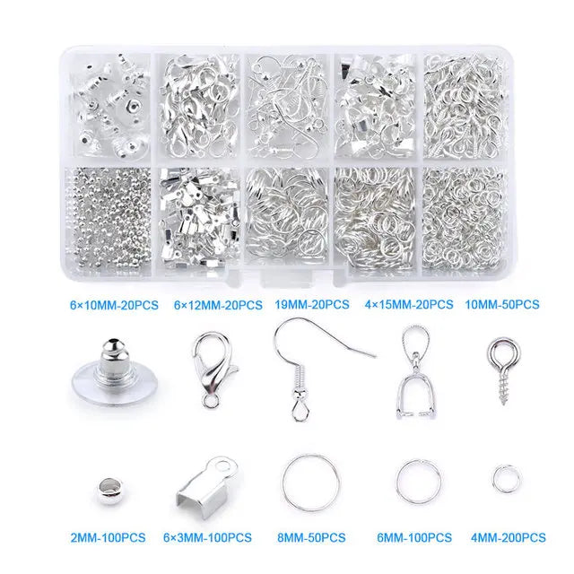 Jewelry Making Supplies Kit with Tools, Copper Wires and Findings
