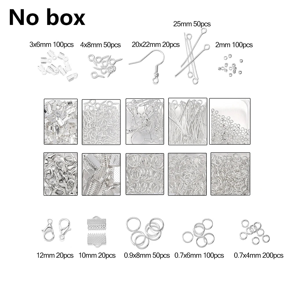 Alloy Accessories Jewelry Findings Set for DIY Jewelry Making