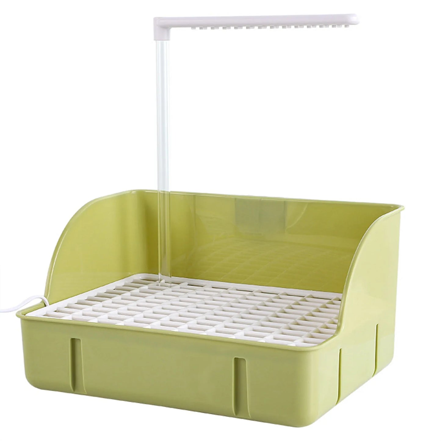 Parrot Shower Basin With Automatic Circulation,Bago Bird Shower, Bird Bathtub,Large Shower Basin,Bird cleaning supplies