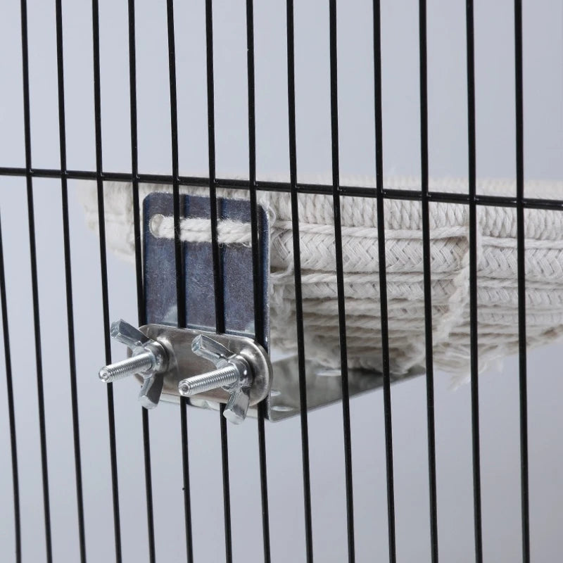 Hemp Rope Bird Nest Parrot Breeding Nest Bird Cage Bed for Budgies Parakeets Cockatiels