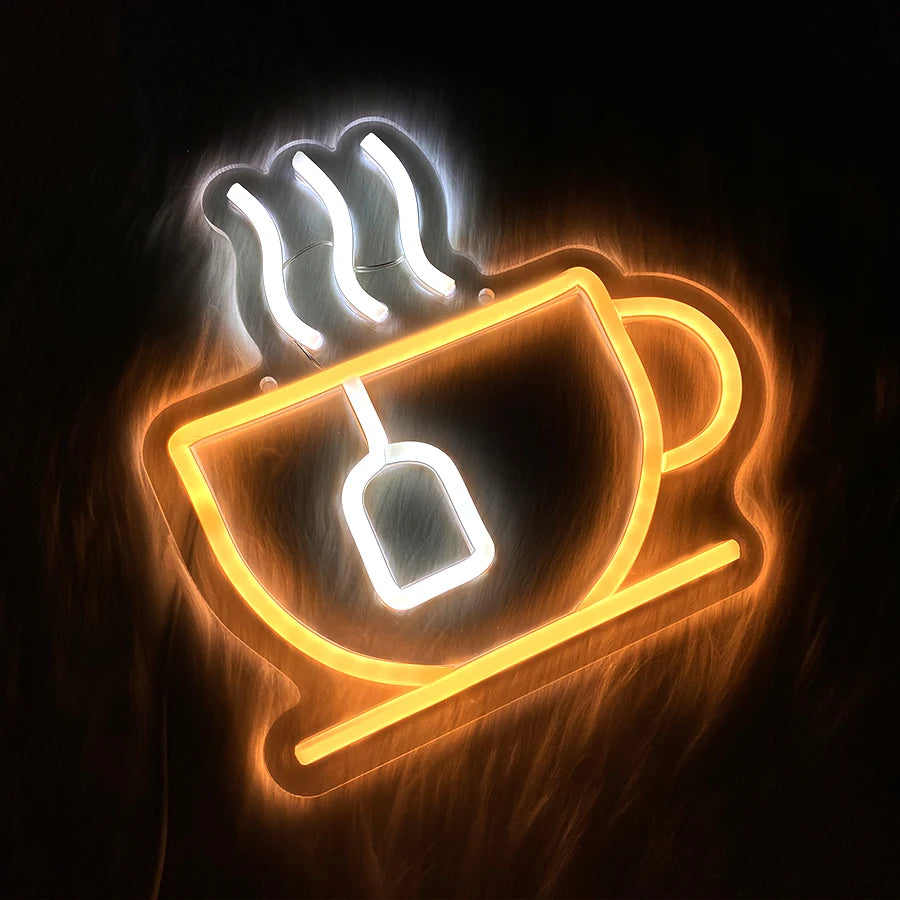 Coffee Neon Sign Super Bright LED with USB Power Supply