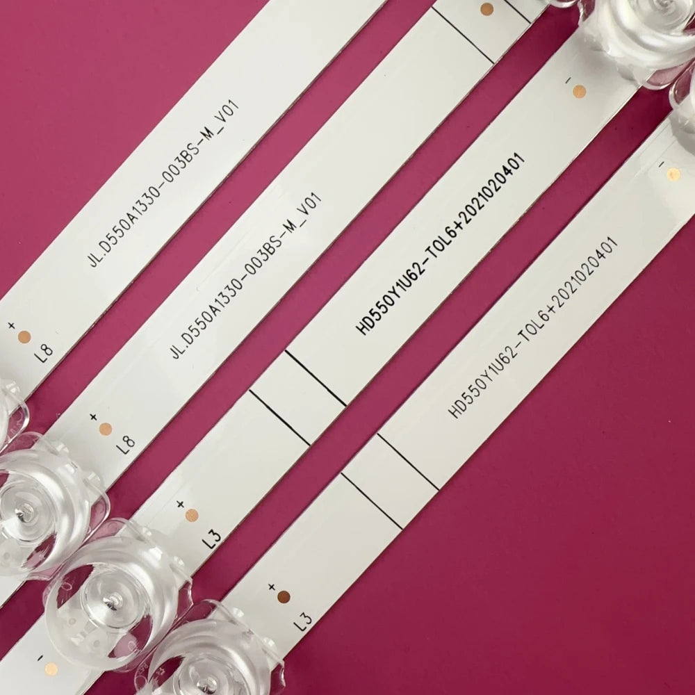 LED Backlight Strip for Hisense 55 Inch TVs Models 55R7G5 55A6GTUK 55E7HQ 55A6H 55R6G 55A6G 55R6095G5 55R6070G 55C350KU 55C350KB Enhance Picture Quality and Aesthetics