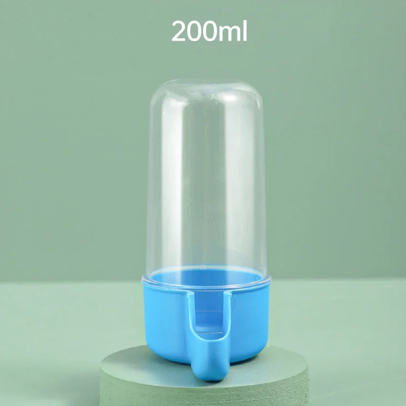 200ML Hanging Pet Feeder Squirrel Parrot Water Dispenser Pet Bird Food Box Cage Accessories Birds Supplies