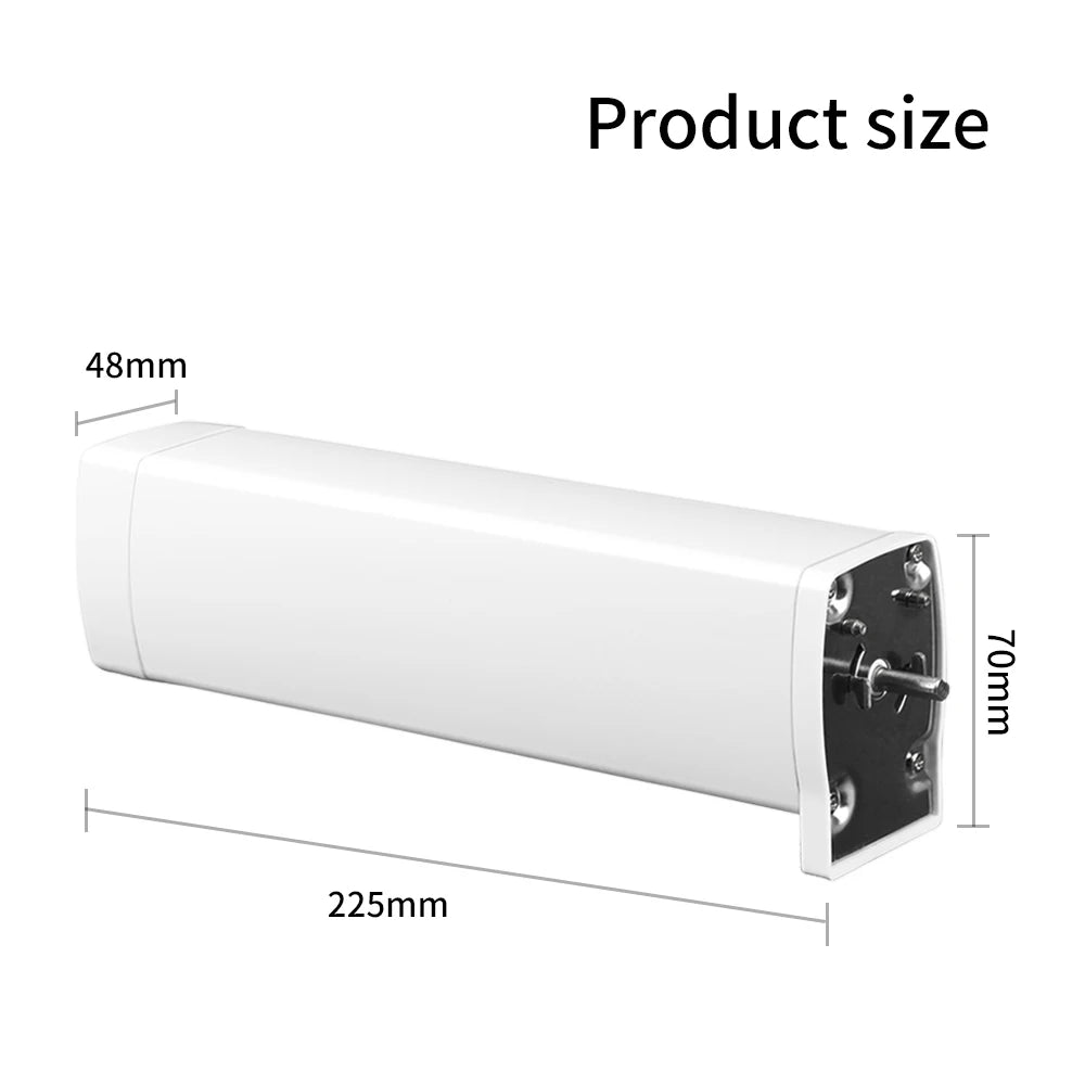 Motores de cortina inteligentes eléctricos Tuya WiFi/ZigBee Motor de persiana inteligente con control remoto RF Alexa Echo Asistente de Google 225MM