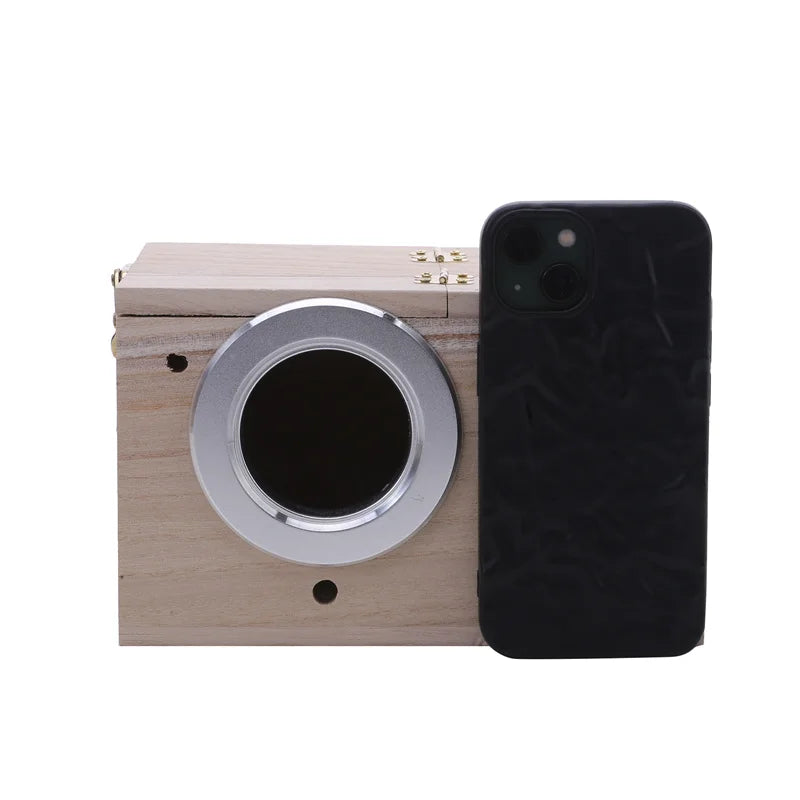 1pc Wood Bird Breeding Box Bird House Nest Parrot Breeding Decorative Cages Pet Accessories Home Balcony Decoration