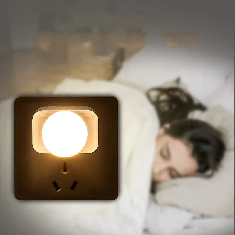 1-20Pcs Mini USB Night Light Warm White Eye Protection LED Lamp