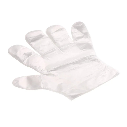 3000 Count Disposable Transparent Plastic Gloves for Kitchen and Bathroom Cleaning Durable Ambidextrous Gloves for DIY Cooking