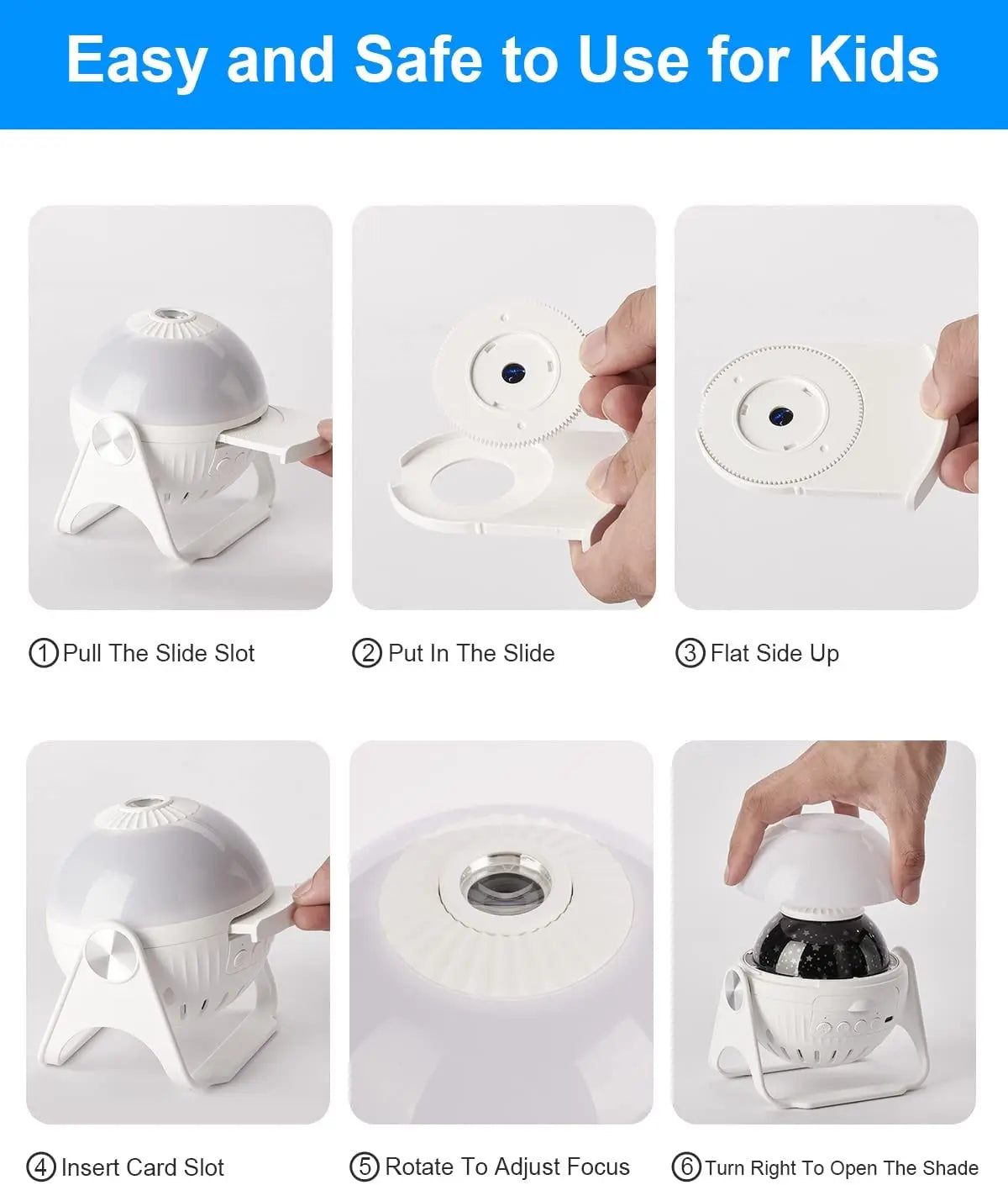 Star Projector Galaxy Night Light For Bedroom 13 Films