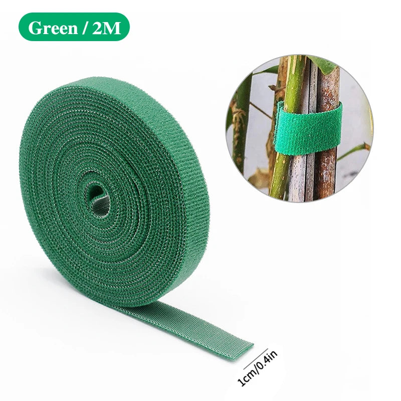 3 Rolls Green Garden Twine Plant Ties Nylon Support Wrap