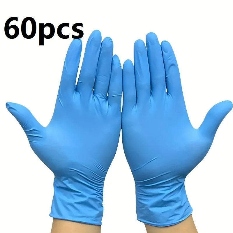 Pink Nitrile Disposable Household Gloves XS to L Elastic Latex Free Waterproof Durable Cleaning Tool