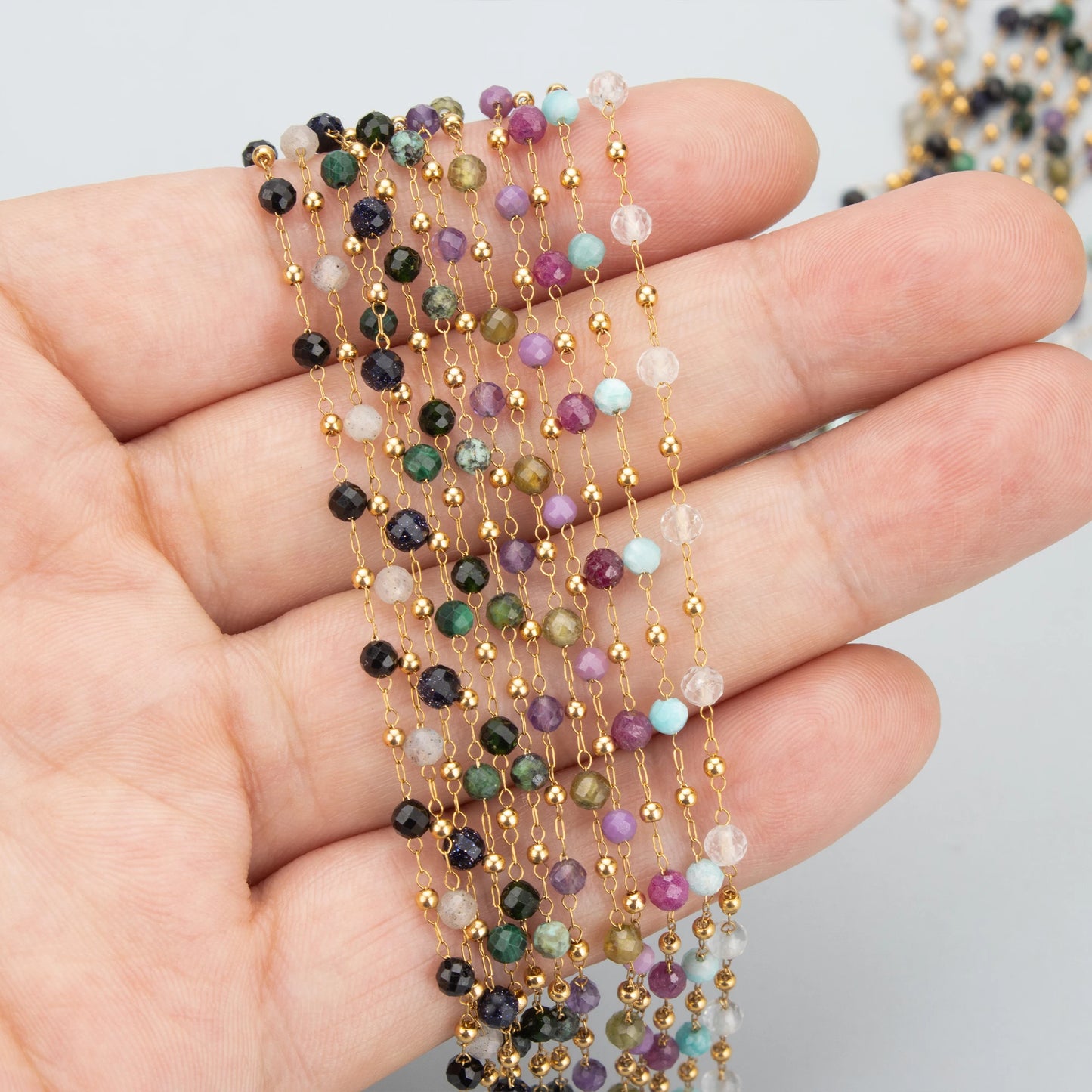 Gufeather C330 Stainless Steel Nickel Free Handmade Chain for DIY Jewelry Making 1 Meter Lot