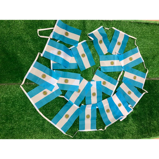 Argentina bunting flags 1 pc with 20 mini flags