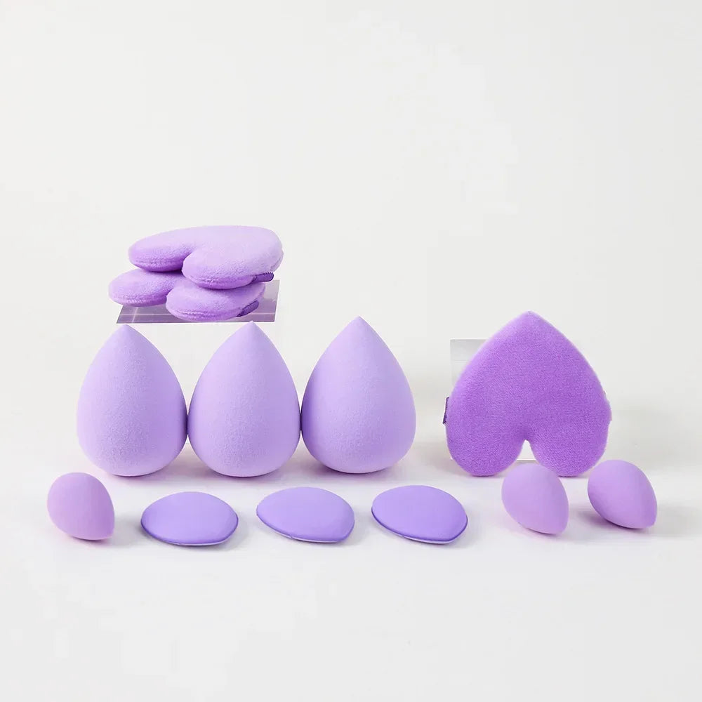 12Pcs Makeup Sponge Blender Beauty Egg Set for Flawless Application