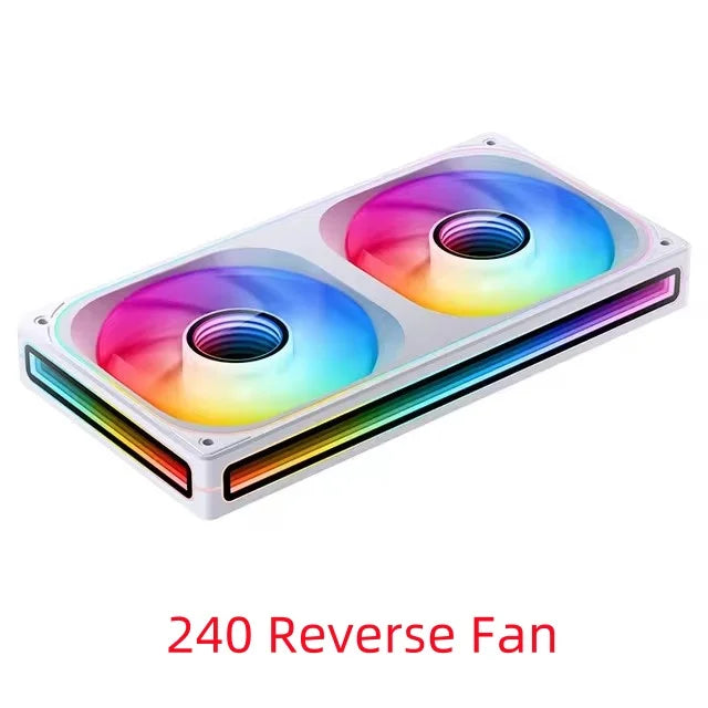 JONSBO ZB-120 ARGB Computer Case Fan 12CM 5V PWM Monolithic Structure Water-Cooled Fan Kit