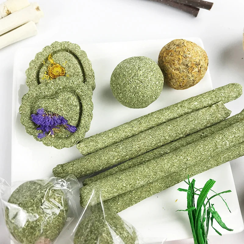 Rabbit Guinea Pig Dragon Cat Chew Toys Tooth Cleaning Toy for Bunny Hamster Tooth Grinding Set Pet Tooth Grinding Snacks