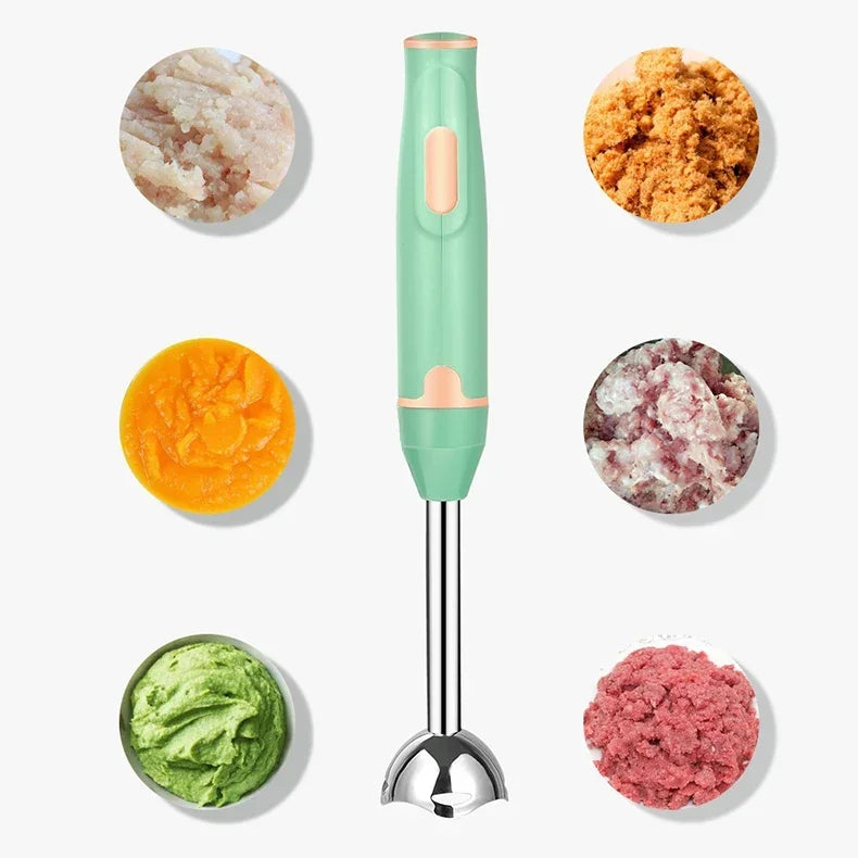 Immersion Hand Stick Blender Electric Food Vegetable Grinder for Smoothies Sauces Baby Food Soups