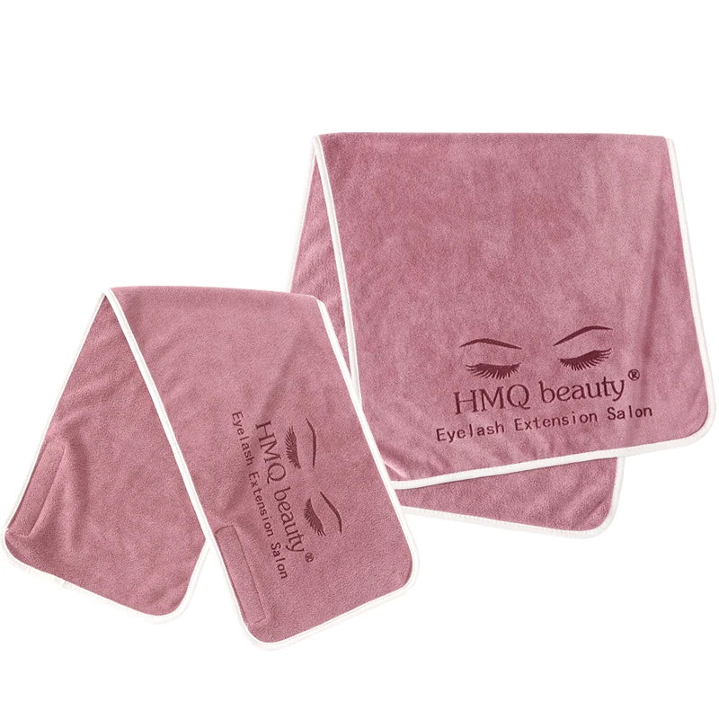 Reusable Eyelash Extension Salon Towel for Grafted Eyelashes Soft Turban Hair Cap SPA Pillow Towel Lash Accessories Makeup Tools