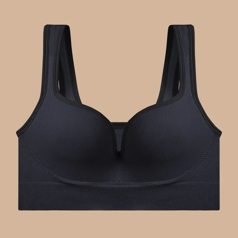 Women Seamless 3D Bra Camisole Underwear M L XL Black Ventilate Shock-Proof Crop Top Sports Fitness Yoga Casual