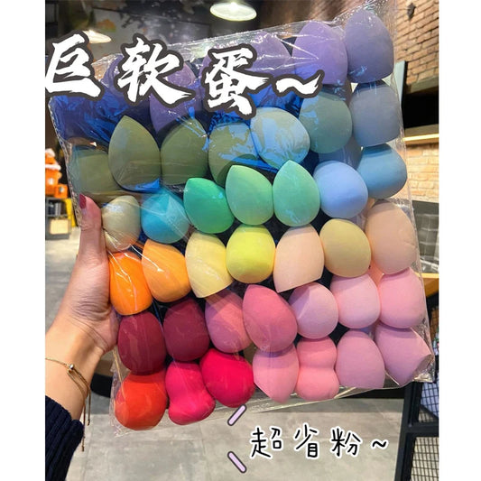 10/20/50/100Pcs Sponge Cosmetic Puff Bulk Beauty Egg Set