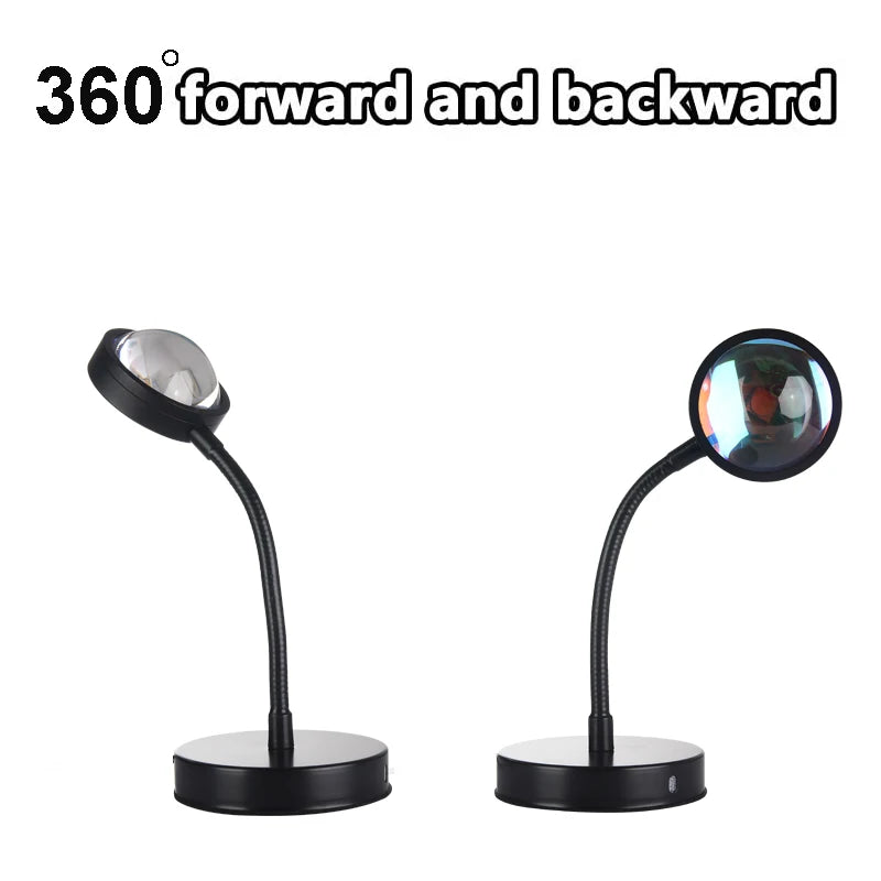 USB 5V Tuya Smart Sunset Lamp Night Light Projector Gift