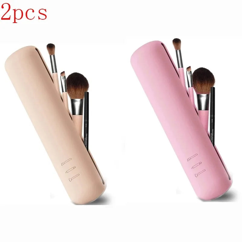 Makeup Bag Makeup Brush Pouch Cosmetic Organizer Travel Holder Storage Brush Case Brush Makeup Bag Pouch Silicon Makeup Bag