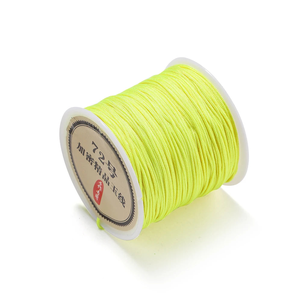 10/50M 0.8mm Nylon Thread Cord for DIY Jewelry Making