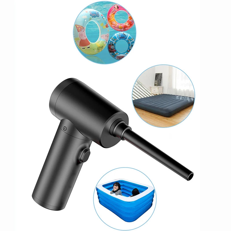 Cordless Electric Air Duster 51000RPM Wireless Compressed Air Blower for Cleaning Electronics and Home Surfaces