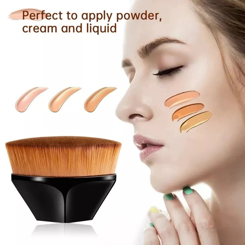 Six Corners Kabuki Flawless Foundation Makeup Brush Set