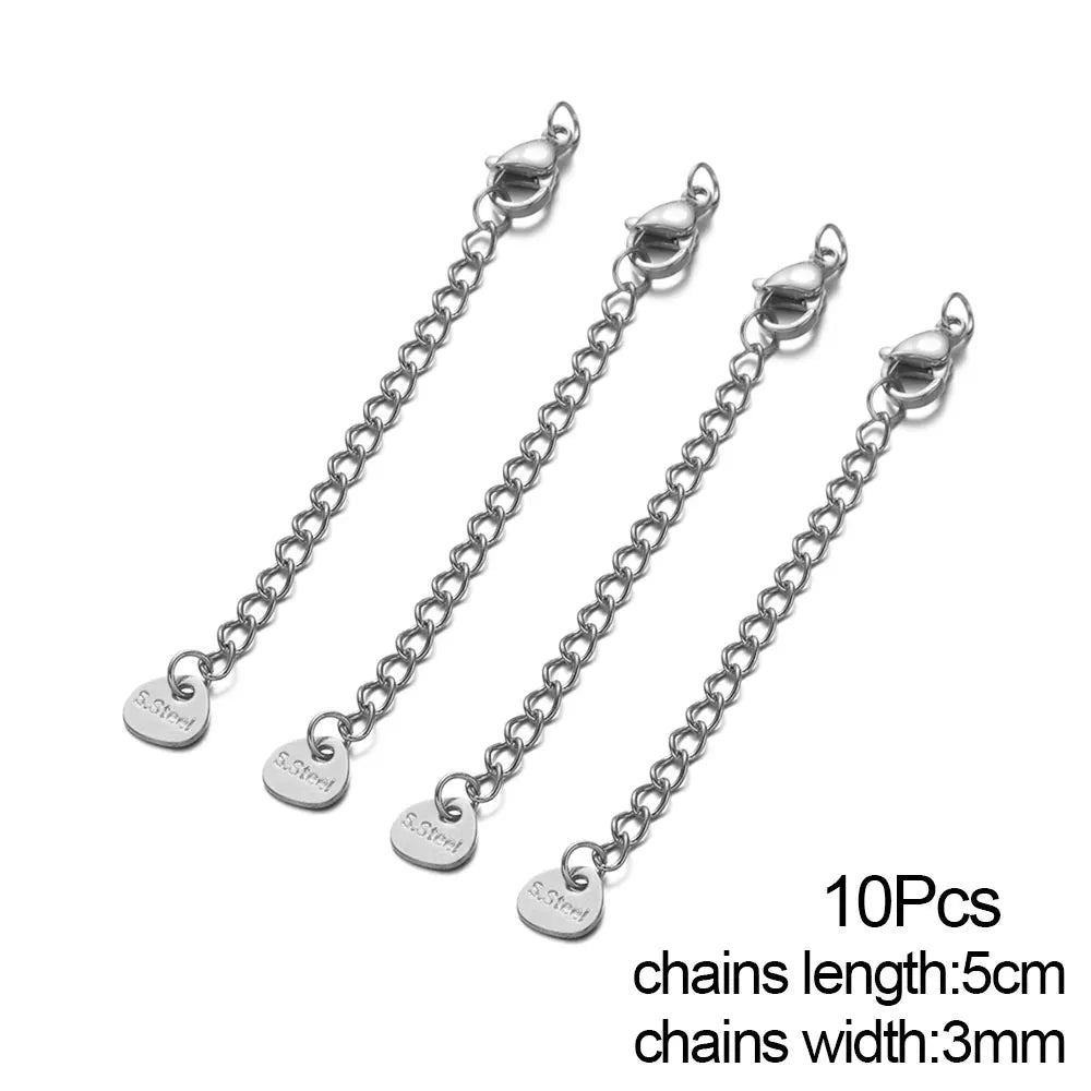 Stainless Steel Lobster Clasps Connector for DIY Jewelry Making