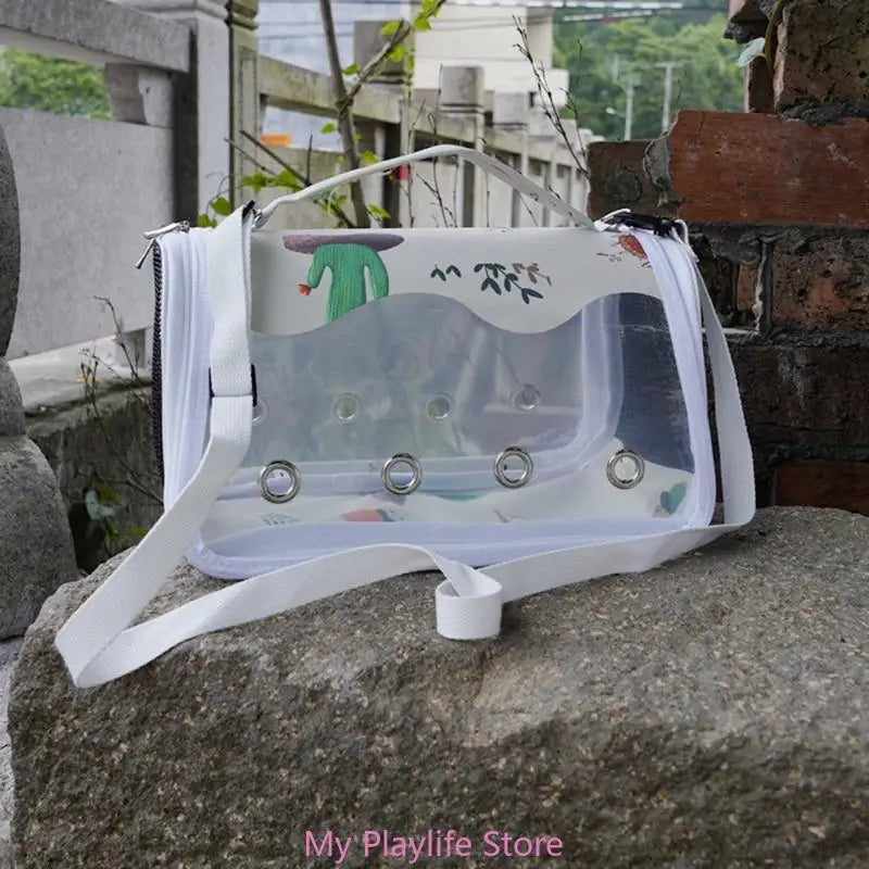 Pet Carriers Bag Portable Bag Parrots Bird Carrier Bag Outgoing Outdoor Travel Pet Parrots Handbag with Standing Perch