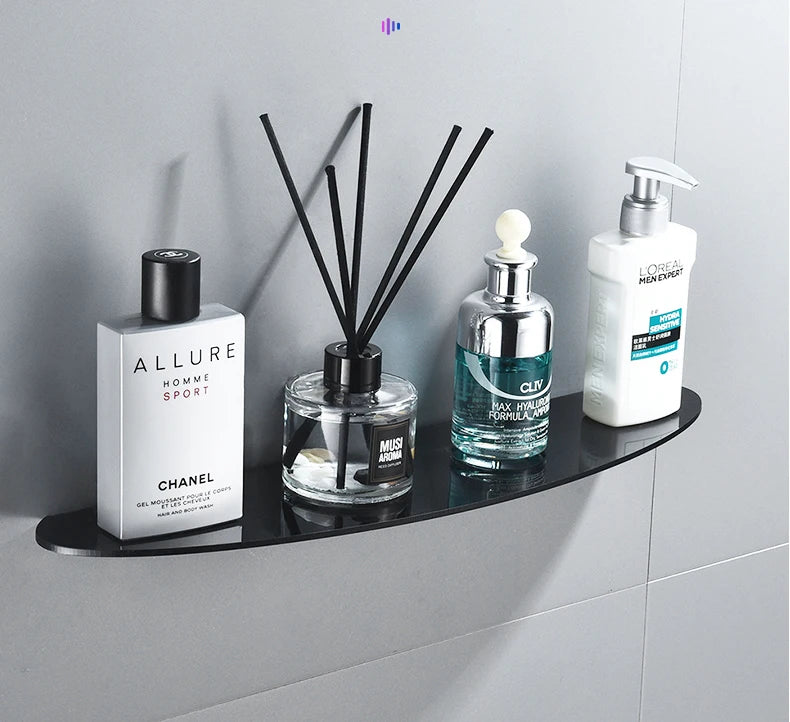 Colorful Acrylic Floating Shelf Invisible Storage Rack for Bathroom Kitchen Living Room