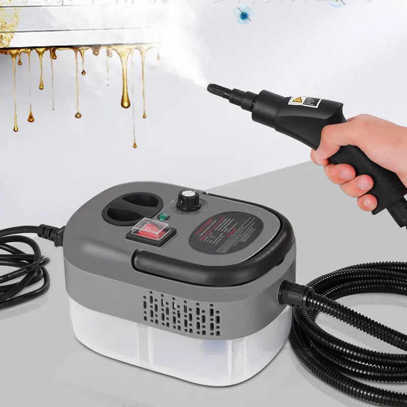 2500W High Temperature Handheld Steam Cleaner for Air Conditioners Kitchen Hoods Cars Floors and More