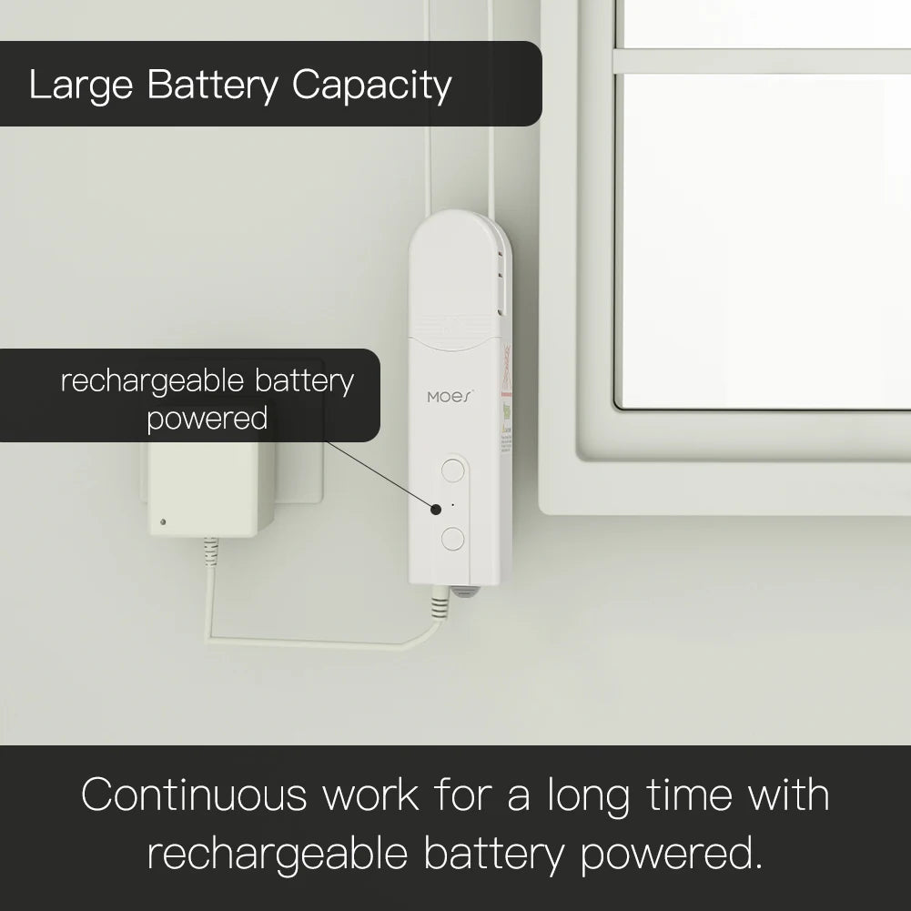 Motor de accionamiento para persianas enrollables motorizadas ZigBee Smart DIY con aplicación Tuya Smart Life, Alexa y Google Home, control por voz