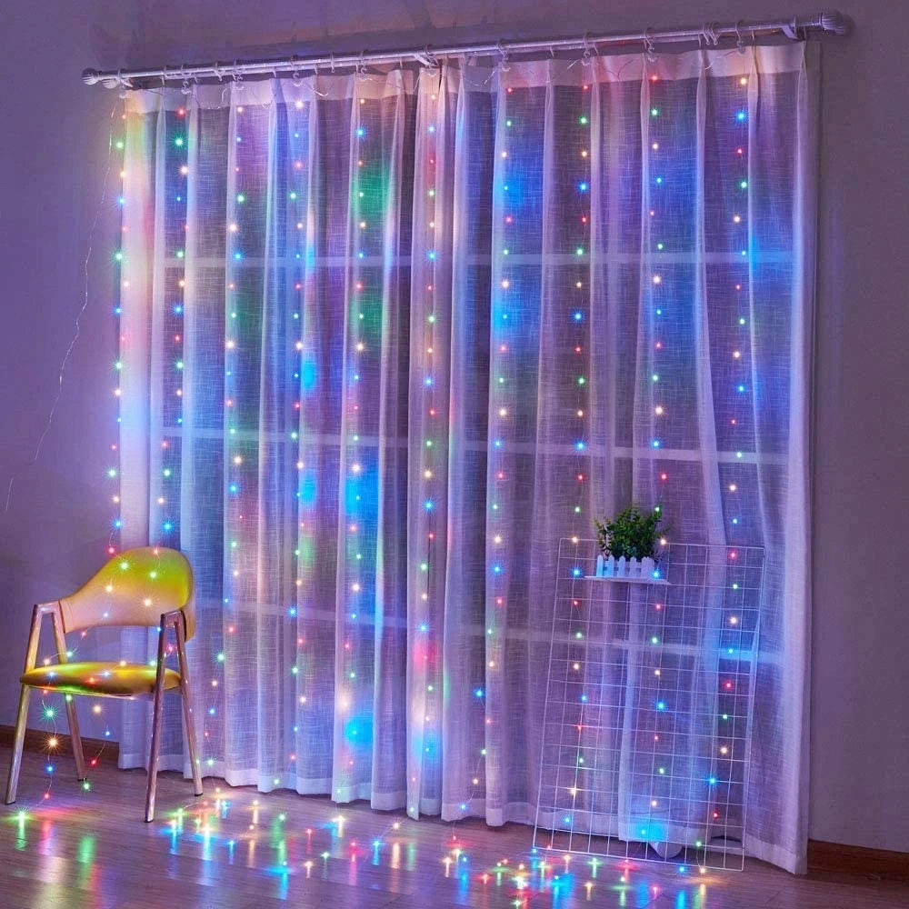 1pc USB LED Curtain Lights Fairy Light for Bedroom Decoration