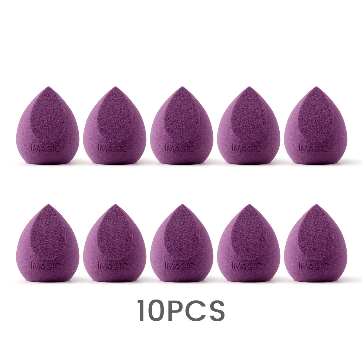 IMAGIC Professional Makeup Sponge Set 10 Pcs Ultra-Soft Wet and Dry Beauty Blender Puff for Flawless Application
