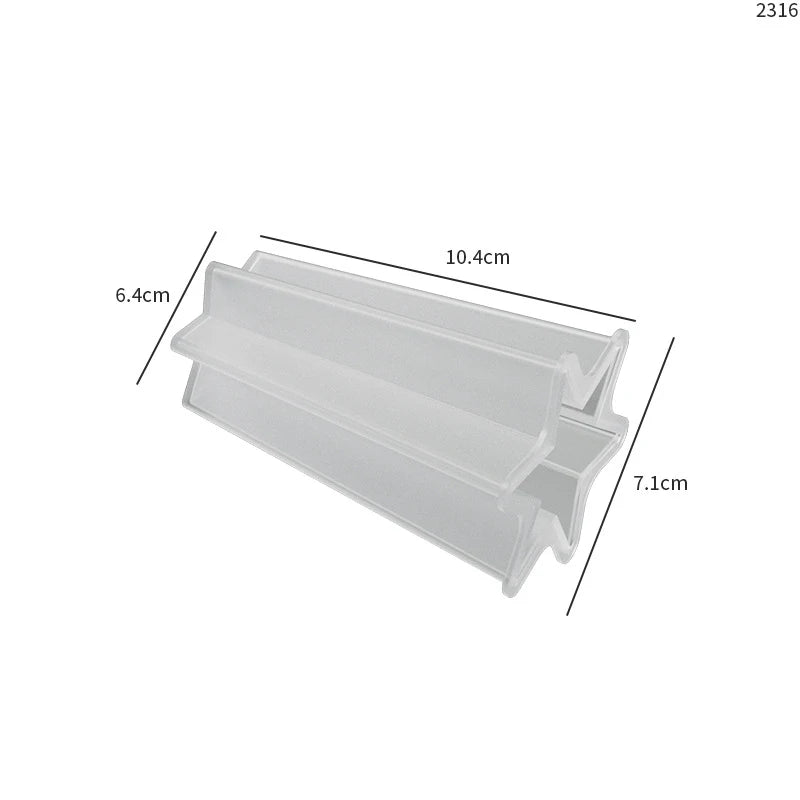 Classical Striped Roman Cylindrical Silicone Candle Mold for DIY Handmade Candles