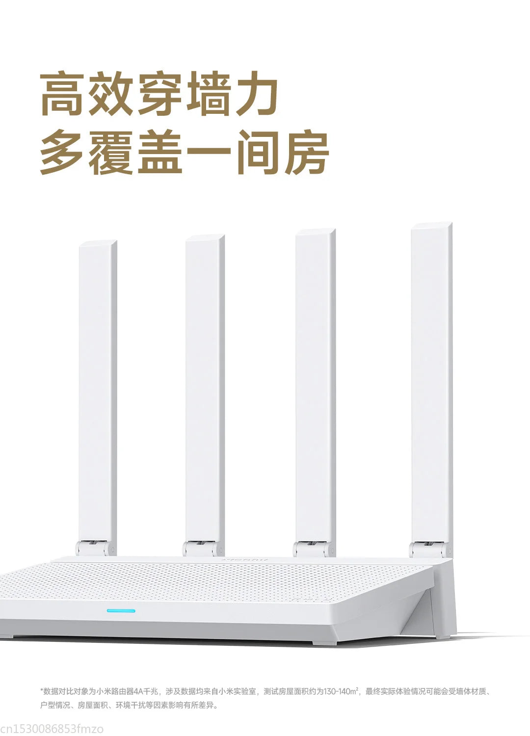 Router Xiaomi AX3000T 2.4G 5G Tecnología de malla WiFi 6 Penetración eficiente en la pared Protección en línea para niños Repetidor de enrutador WiFi