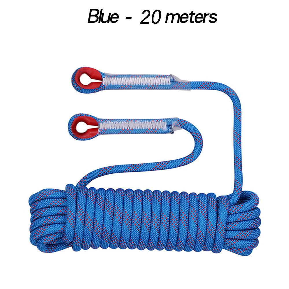 12mm 50m Outdoor Climbing Rope Static Rescue Rope for Mountaineering and Emergency Survival Gear