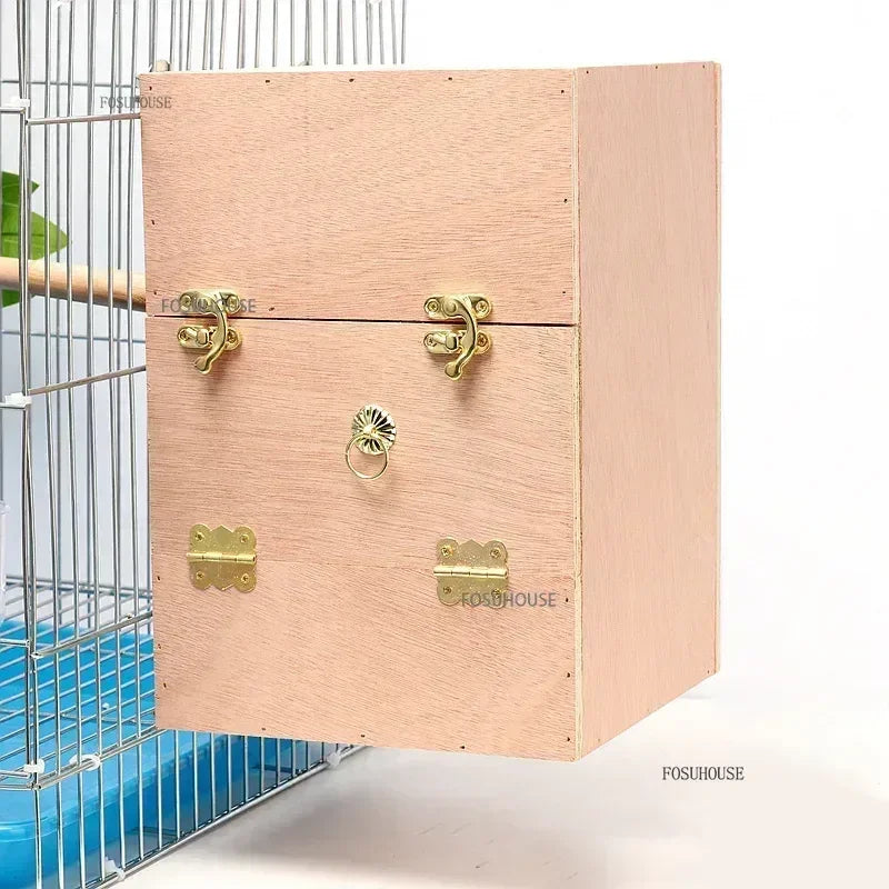 Garden Outdoor Portable Cage Thick Iron Birdcage Large Electroplating Starling Breeding Cage Budgie Bird Cage Bird Accessories W